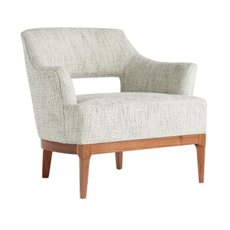 Laurette Upholstery - Chair in Moonlight Grid Chenille/Walnut (314|8151)