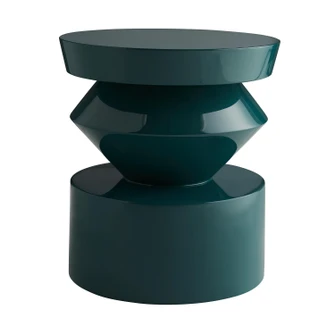 Uma Side Table in Peacock Lacquer (314|5031)