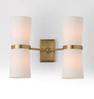 Inwood Four Light Wall Sconce in Antique Brass (314|49040)