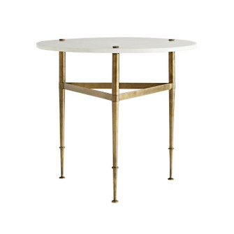 Brittney End Table in White Marble (314|4771)