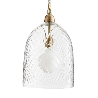 Chrissy One Light Pendant in Clear Etched (314|44912)
