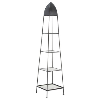 Osbourne Etagere in Natural Iron/Antiqued Mirror (314|2096)