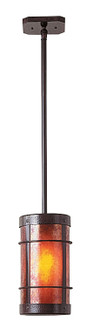 Valencia One Light Pendant in Satin Black (37|VSH-9NRAM-BK)