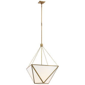 Lorino LED Lantern in Hand-Rubbed Antique Brass (268|JN 5241HAB-WG)