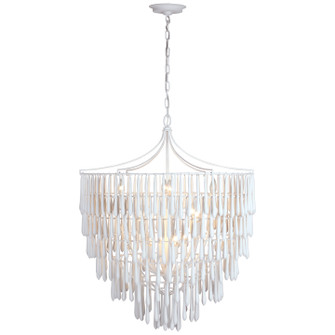 Vacarro LED Chandelier in Plaster White (268|JN 5132PW)