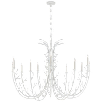 Silva 12 Light Chandelier in Plaster White (268|JN 5080PW)
