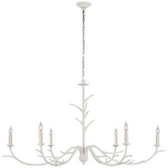 Iberia Six Light Chandelier in Plaster White (268|JN 5076PW)