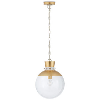 Lucia One Light Pendant in Gild with White (268|JN 5051G/WHT-CG)