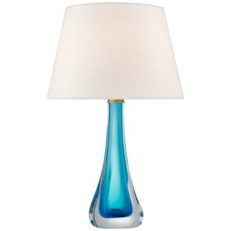 Christa One Light Table Lamp in Cerulean Blue Glass (268|JN 3711CEB-L)