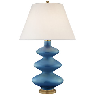 Smith One Light Table Lamp in Aqua Crackle (268|CS 3631AQC-L)