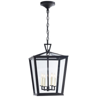 Darlana Outdoor Four Light Hanging Lantern in Bronze (268|CHO 5084BZ)