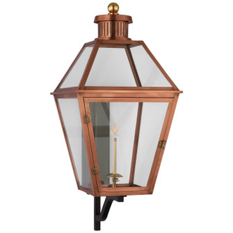 Stratford Gas Gas Wall Lantern in Soft Copper (268|CHO 2457SC-CG)