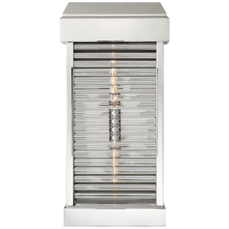 Dunmore Two Light Outdoor Wall Lantern in Polished Nickel (268|CHO 2019PN-CG)