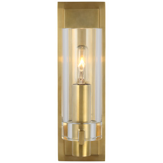 Sonnet LED Wall Sconce in Antique-Burnished Brass (268|CHD 2630AB-CG)