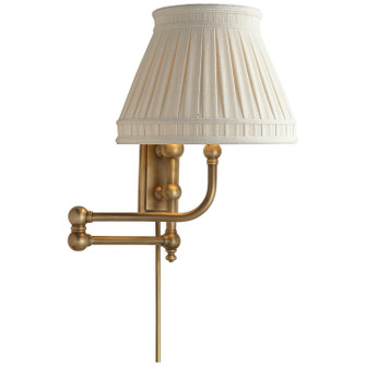Pimlico One Light Swing Arm Wall Lamp in Antique-Burnished Brass (268|CHD 2154AB-LCC)