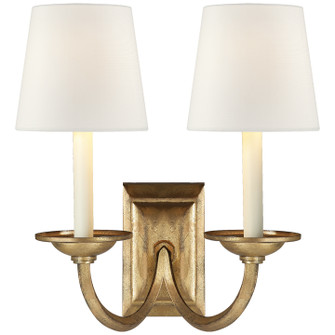 Flemish Two Light Wall Sconce in Gilded Iron (268|CHD 1496GI-L)