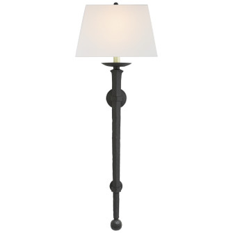 Iron Torch One Light Wall Sconce in Blackened Rust (268|CHD 1407BR-L)