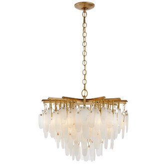 Cora LED Chandelier in Antique-Burnished Brass (268|CHC 5910AB-ALB)