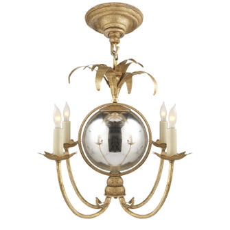 Gramercy Four Light Chandelier in Gilded Iron (268|CHC 5370GI)