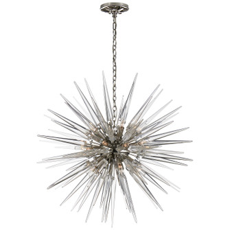 Quincy 20 Light Chandelier in Polished Nickel (268|CHC 5287PN-CA)