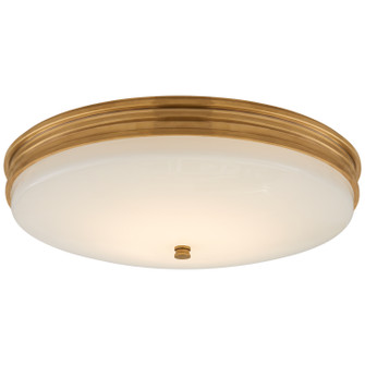 Launceton LED Flush Mount in Antique-Burnished Brass (268|CHC 4603AB-WG)