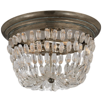 Paris Flea Market Two Light Flush Mount in Sheffield Silver (268|CHC 4207SHS-SG)