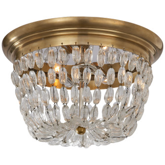 Paris Flea Market Two Light Flush Mount in Antique-Burnished Brass (268|CHC 4207AB-SG)