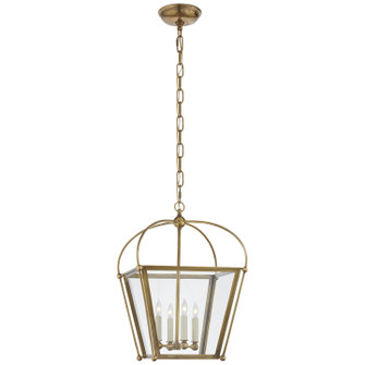 Riverside Four Light Lantern in Antique-Burnished Brass (268|CHC 3438AB-CG)