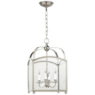 Arch Top Four Light Lantern in Polished Nickel (268|CHC 3421PN)