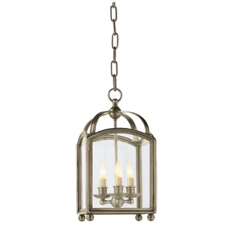 Arch Top Three Light Lantern in Antique Nickel (268|CHC 3420AN)