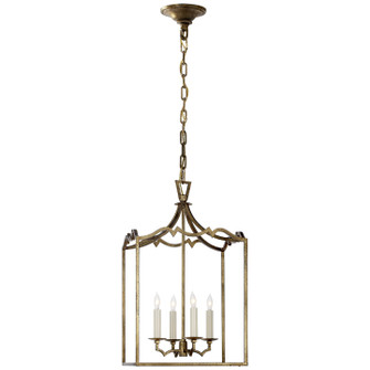 Darlana Fancy Four Light Lantern in Gilded Iron (268|CHC 2180GI)