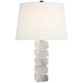 Chunky One Light Table Lamp in Alabaster (268|CHA 8947ALB-L)