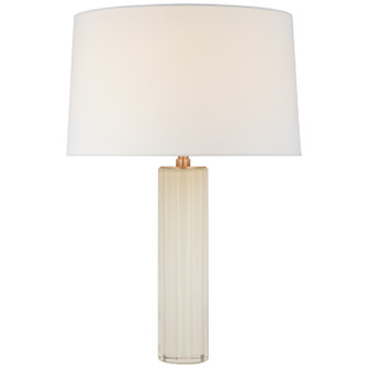 Fallon LED Table Lamp in White Glass (268|CHA 8436WG-L)