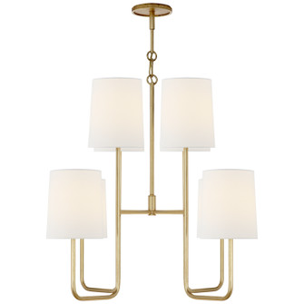 Go lightly Eight Light Chandelier in Gild (268|BBL 5081G-L)