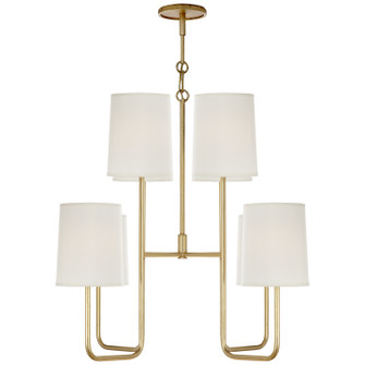 Go Lightly Eight Light Chandelier in China White (268|BBL 5081CW-L)