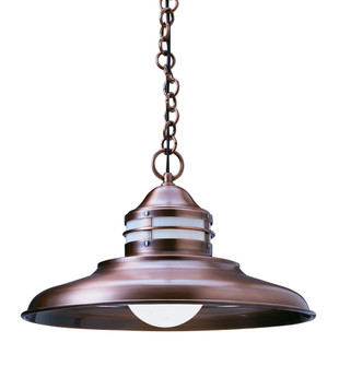 Newport One Light Pendant in Antique Copper (37|NH-17OF-AC)