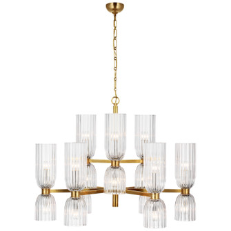 Asalea LED Chandelier in Hand-Rubbed Antique Brass (268|ARN 5500HAB-CG)