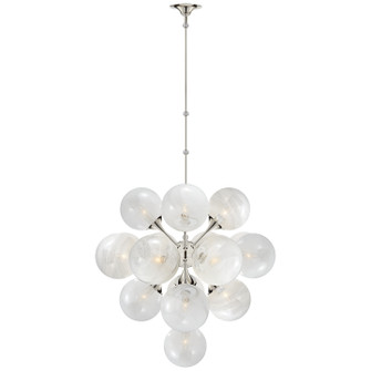 Cristol 17 Light Chandelier in Polished Nickel (268|ARN 5402PN-WG)