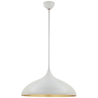 Agnes One Light Pendant in Plaster White (268|ARN 5352PW)