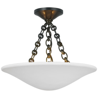 Mollino LED Semi Flush Mount in Bronze (268|ARN 4425BZ-PW)