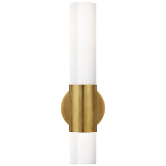 Penz Two Light Wall Sconce in Hand-Rubbed Antique Brass (268|ARN 2611HAB-WG)