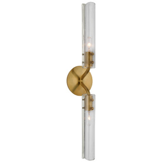 Casoria LED Wall Sconce in Hand-Rubbed Antique Brass (268|ARN 2485HAB-CG)