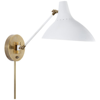 Charlton One Light Wall Sconce in Plaster White (268|ARN 2006WHT)