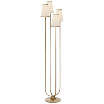 Montreuil Four Light Floor Lamp in Gild (268|ARN 1025G-L)