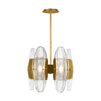 Wythe LED Chandelier in Plated Brass (182|700WYT6BR-LED927)