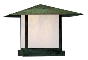 Monterey One Light Column Mount in Verdigris Patina (37|MC-20EWO-VP)