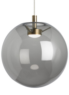 Palona LED Pendant in Aged Brass (182|700TDPLNPKR-LEDWD)