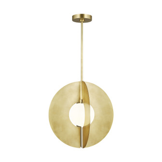 Orbel LED Pendant in Natural Brass (182|700TDOBLRGNB-LED930)