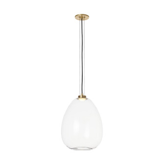 Kapoor LED Pendant in Clear/Natural Brass (182|700TDKPR13CNB-LED927)
