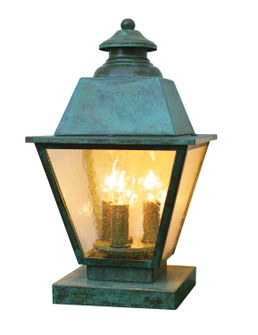 Inverness Three Light Column Mount in Antique Brass (37|INC-8MRCS-AB)